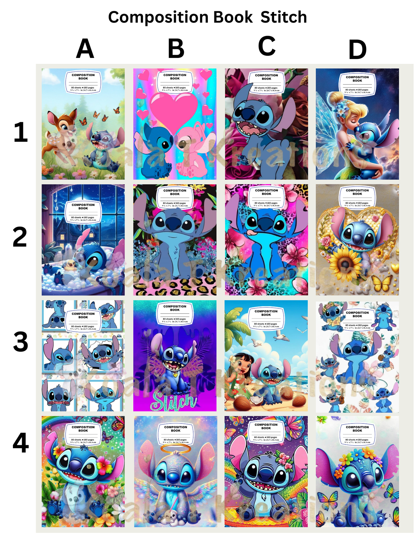 Character Composition book/Stitch