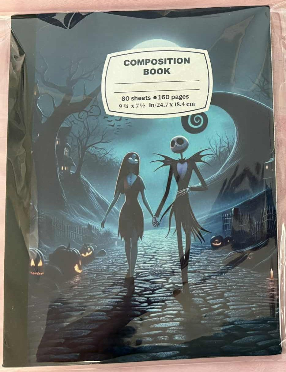 Character Composition book/Nightmare Before Christmas