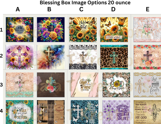 Blessing Box with 20 ounce tumbler