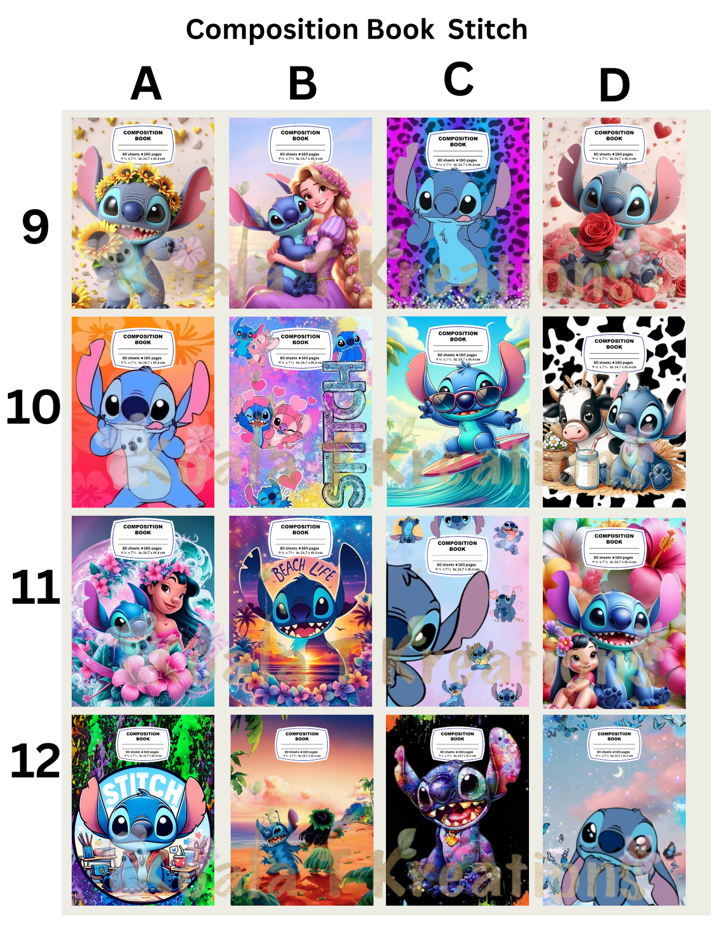 Character Composition book/Stitch